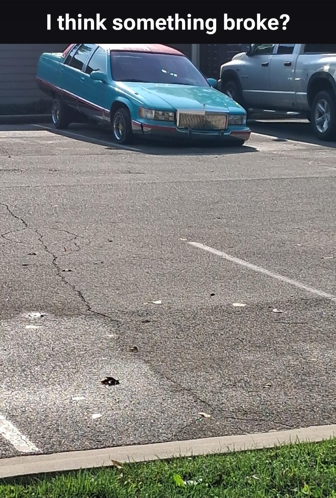 I think something broke?