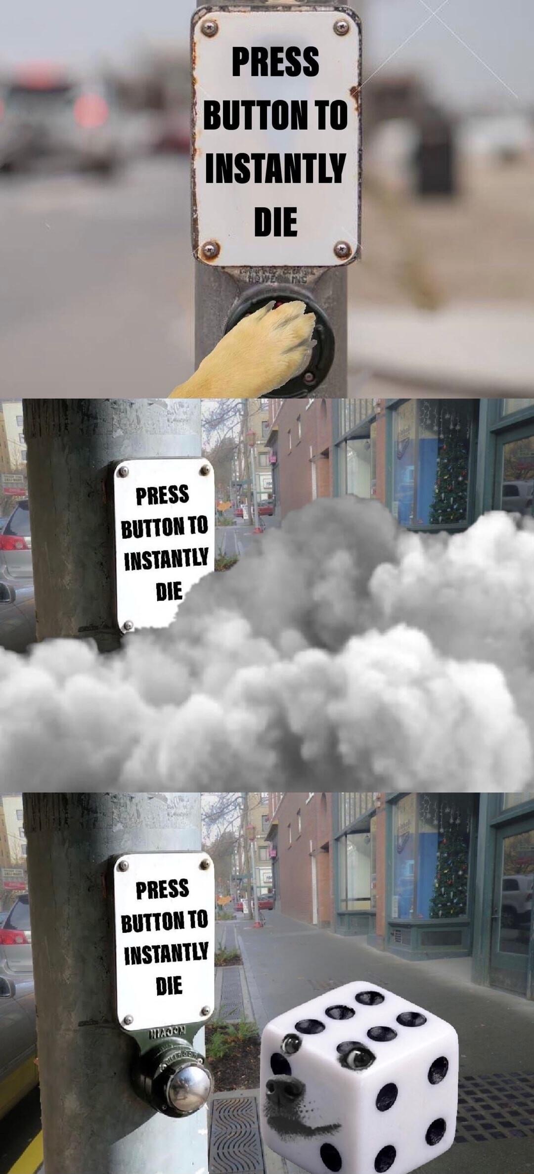 _an L BUTTONTO INSTANTLY INSTANTLY DIE PRESS i BUTTONTO INSTANTLY