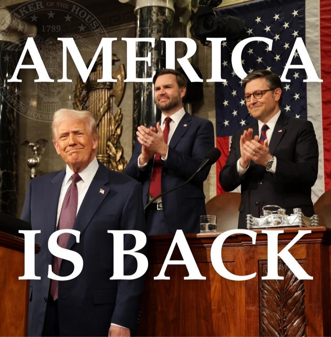 AMERICA IS BACK