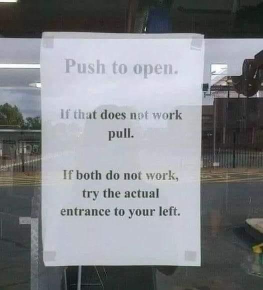 at does n rk pull If both do not work try the actual entrance to your left