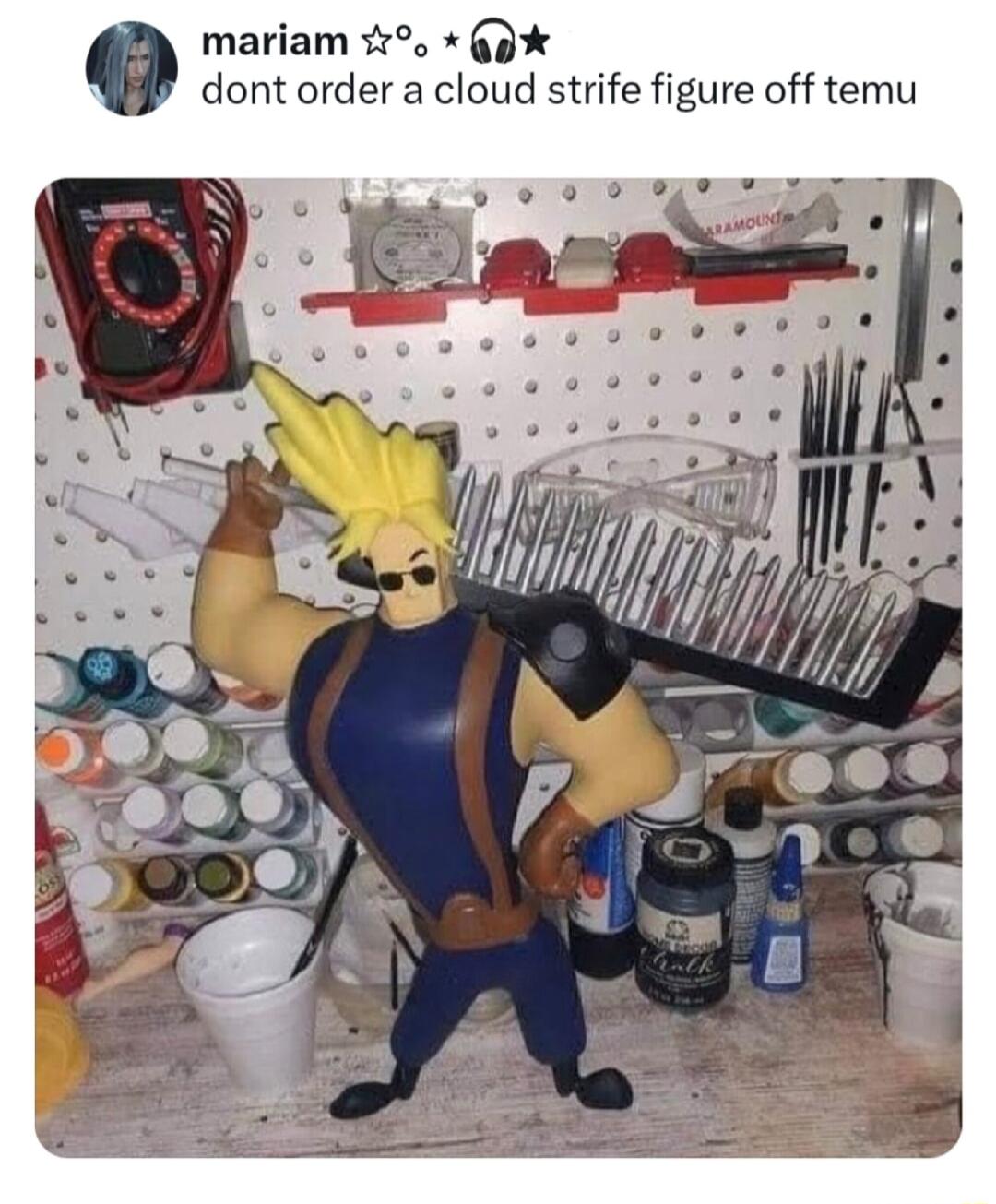 mariam g dont order a cloud strife figure off temu