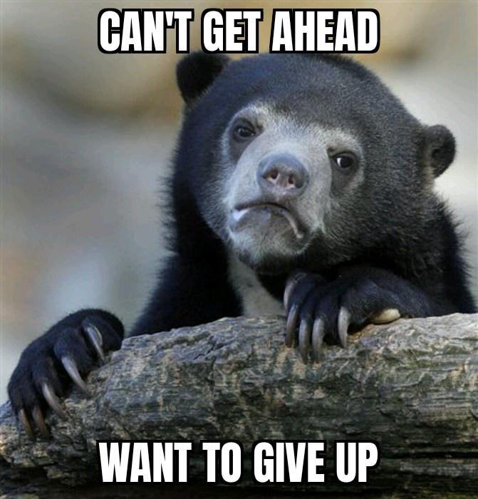 WANT TO GIVE UP