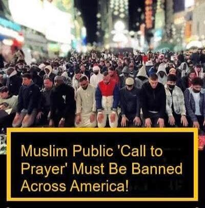 Muslim Public 'Call to Prayer' Must Be Banned Across America!