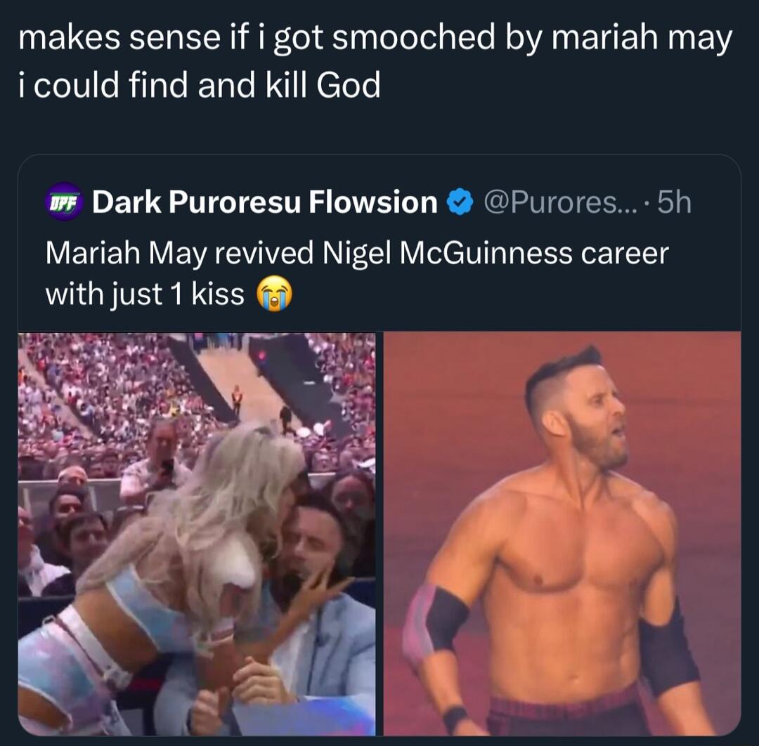 makes sense if i got smooched by mariah may icould find and kill God wr Dark Puroresu Flowsion Purores 5h VEUELEVEVICVIERRNIEE Vel T YT with just 1 kiss