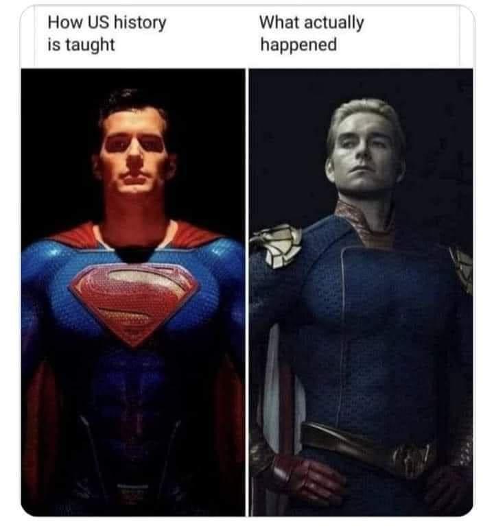 How US history What actually is taught happened