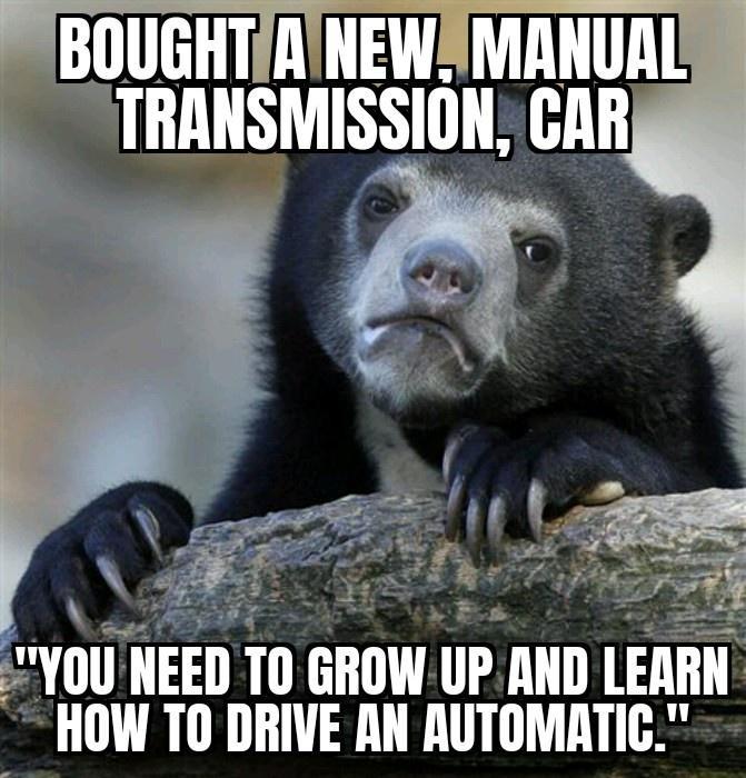 BOUGHTIANEWXMANUAL TRANSMISSION CAR d YOUN HOW TO DRIVE AN AUTOMATIC