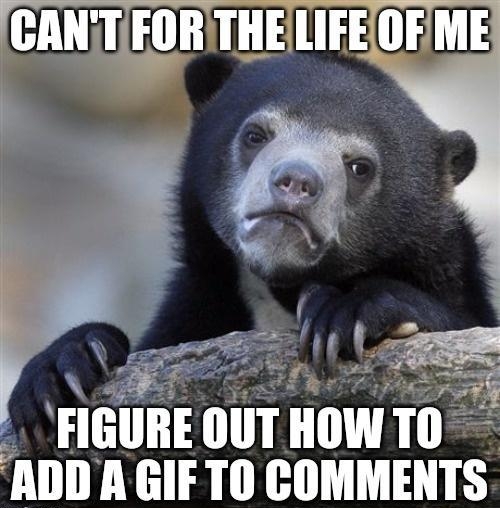 CANTFOR THELIFEOF ME A FllilllIE OUT HOW TO ADD A GIF TO COMMENTS