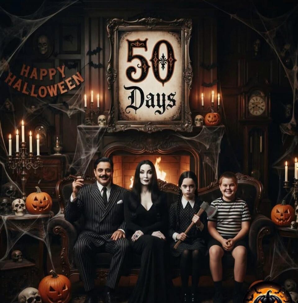 HAPPY HALLOWEEN 50 DAYS