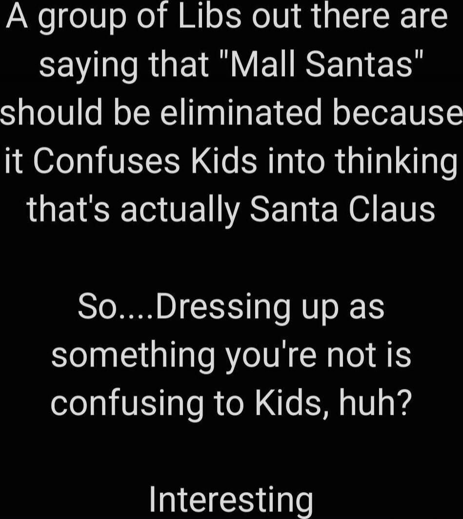 A group of Libs out there are saying that 