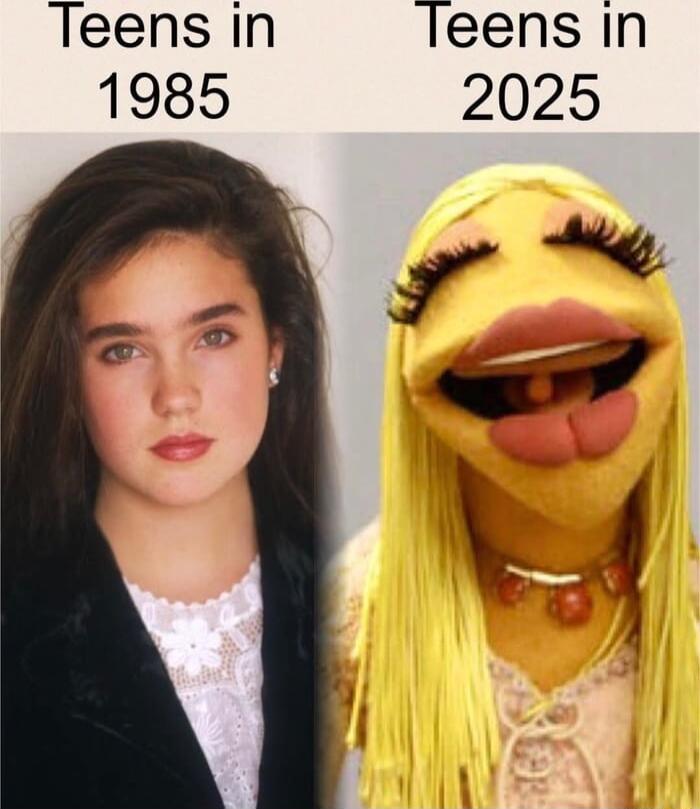 Teens in leens in 1985 2025 R