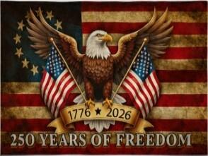 1776 2026 250 YEARS OF FREEDOM