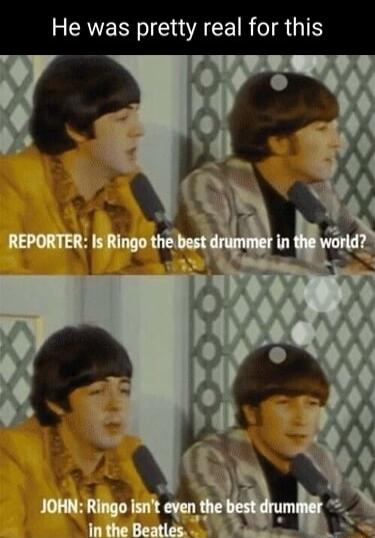 He was pretty real for this
