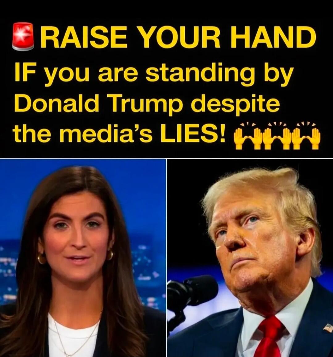 RAISE YOUR HAND IF you are standing by Donald Trump despite the media's LIES! 🙌🙌🙌🙌