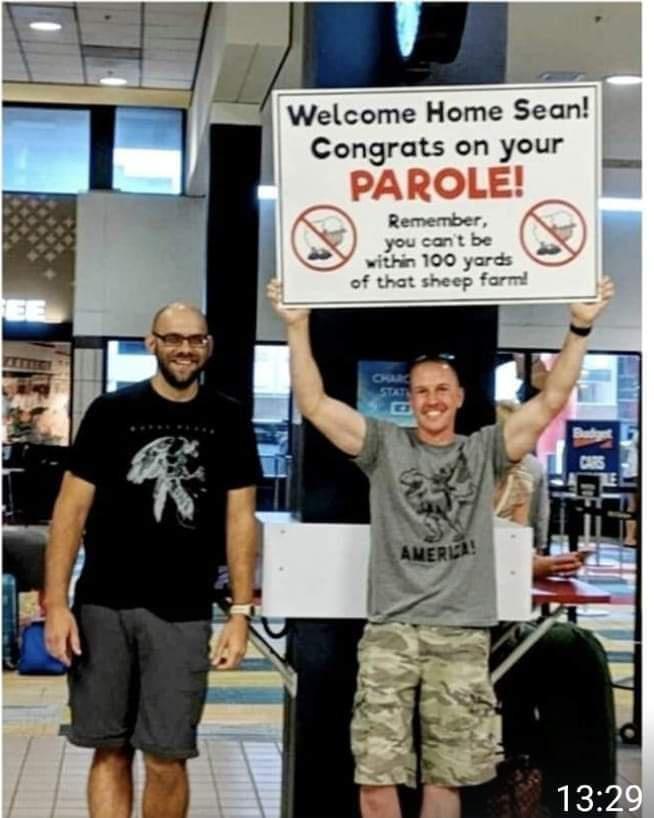 elcome Home Sean Congrats on your