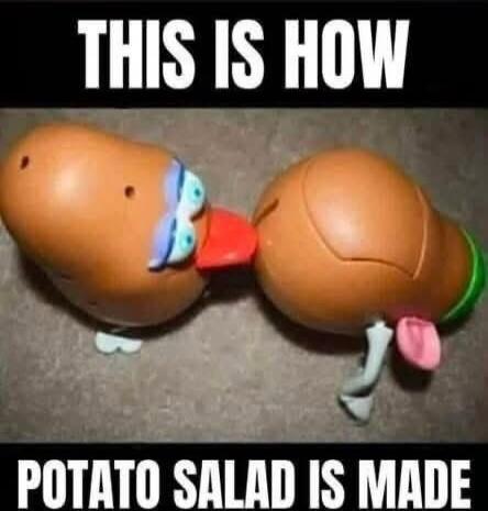 THIS IS HOW POTATO SALAD IS MADE