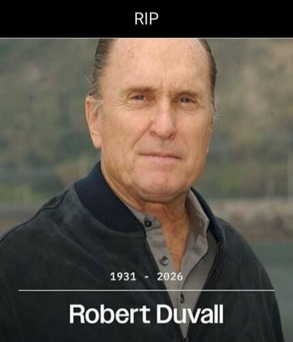 RIP
1931 - 2026
Robert Duvall