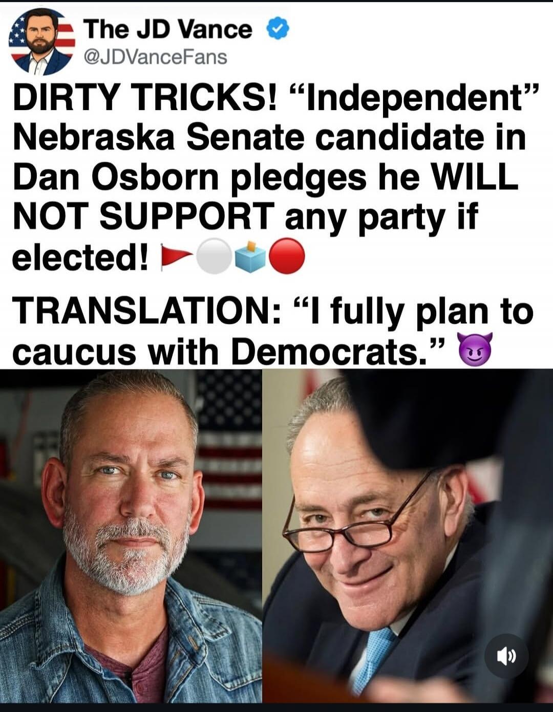 The JD Vance Fans DIRTY TRICKS! 