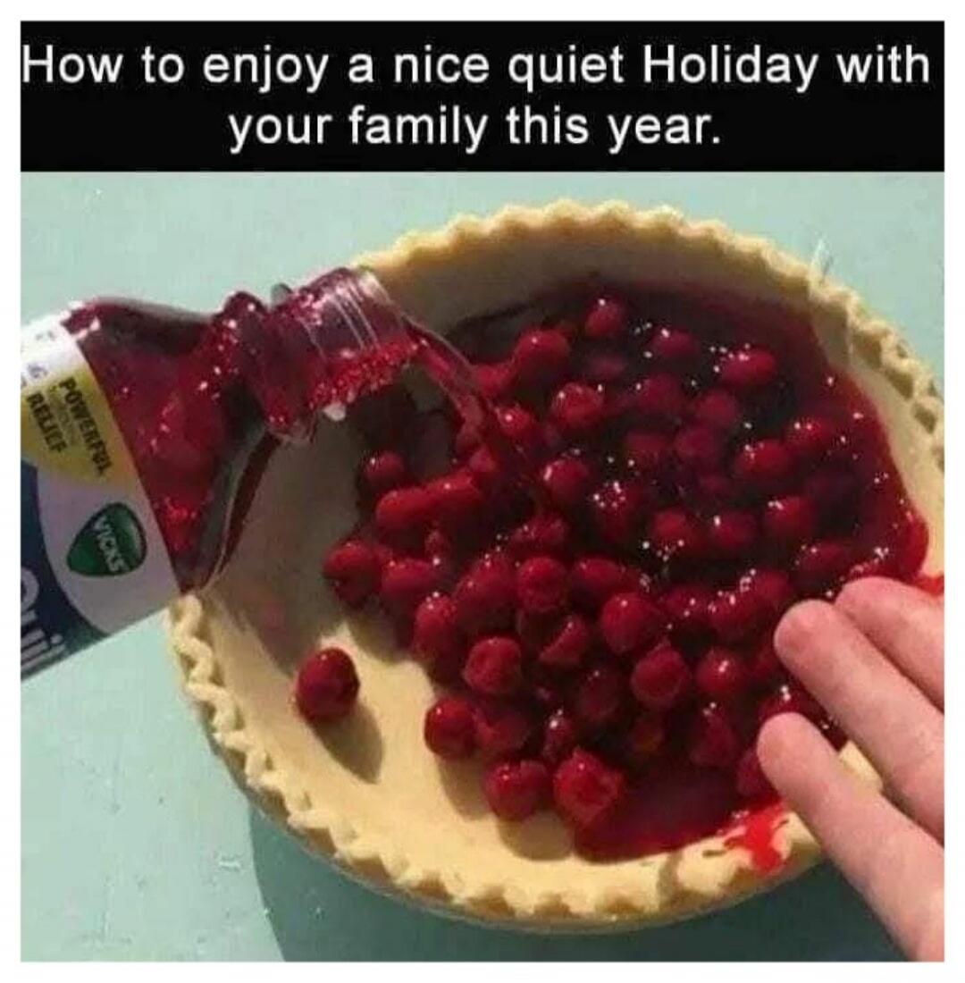 How to enjoy a nice quiet Holiday with your family this year. POWERFUL RELIEF Vicks