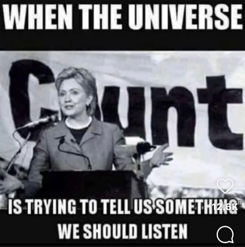 WHEN THE UNIVERSE IS TRYING TO TELL US SOMETHING WE SHOULD LISTEN