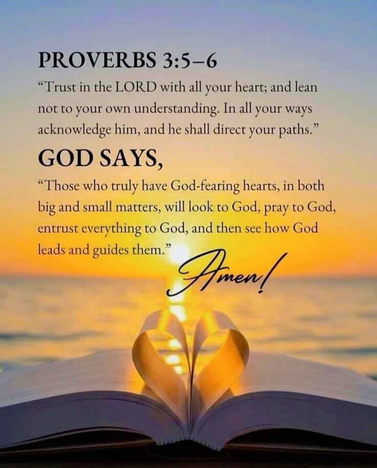 PROVERBS 3:5-6 