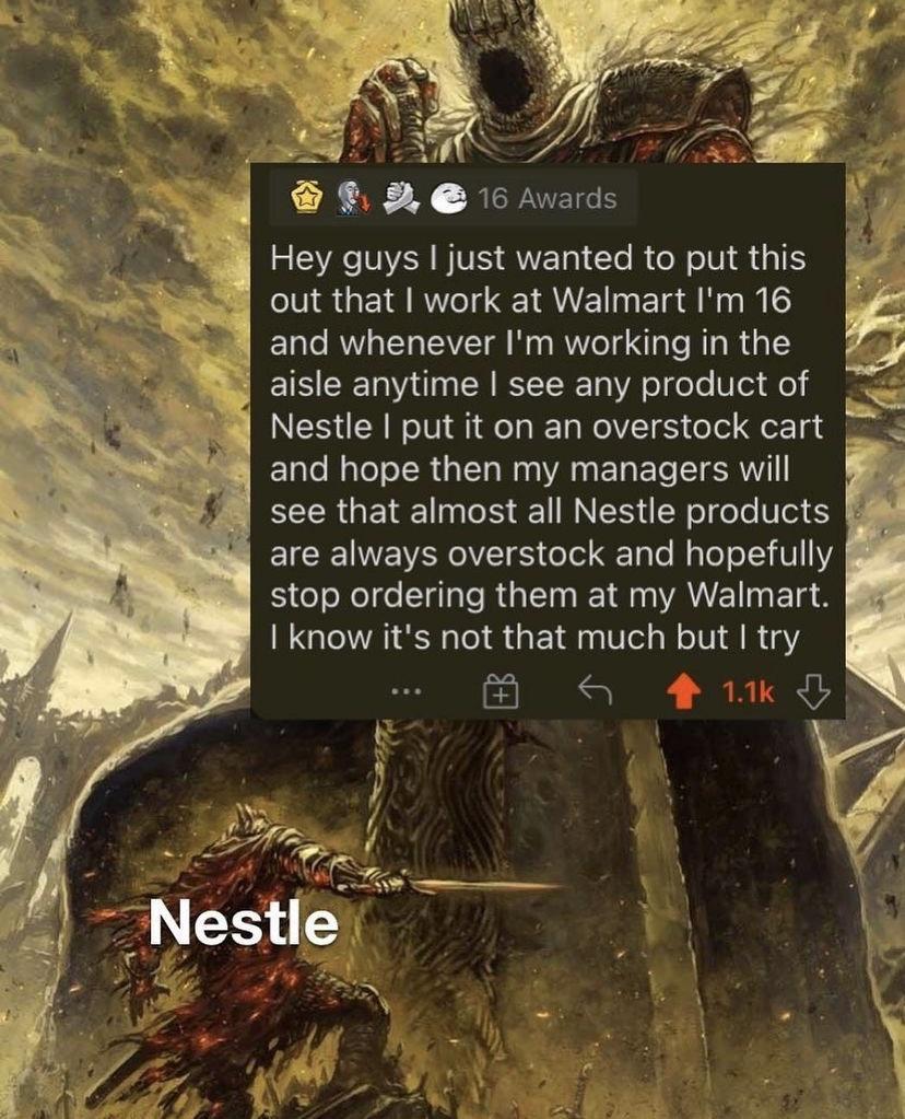 N e 3 16 Avards Hey guys just wanted to put this out that work at Walmart Im 16 and whenever Im working in the aisle anytime see any product of NS A W eT0l Q el g RTa WelVTES olol er1 g 4l IETale Mo ToTo TR aTTa W VA s T Y ST R G ETEE ol 1 NI W o feTo Vo3 ETCIENEWENoIVT S ool 13 To MaleT o11V11 S eeNele Cl e RGEMEIANVAVE RS know its not that much but try