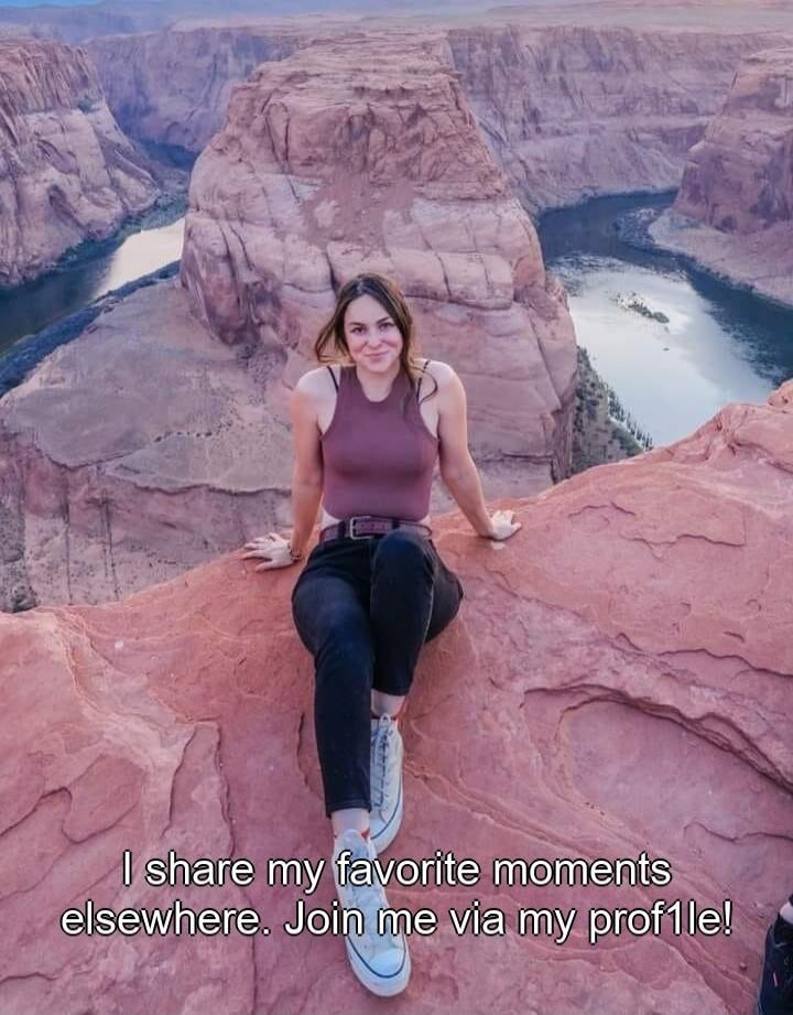 I share my favorite moments elsewhere. Join me via my prof1le!