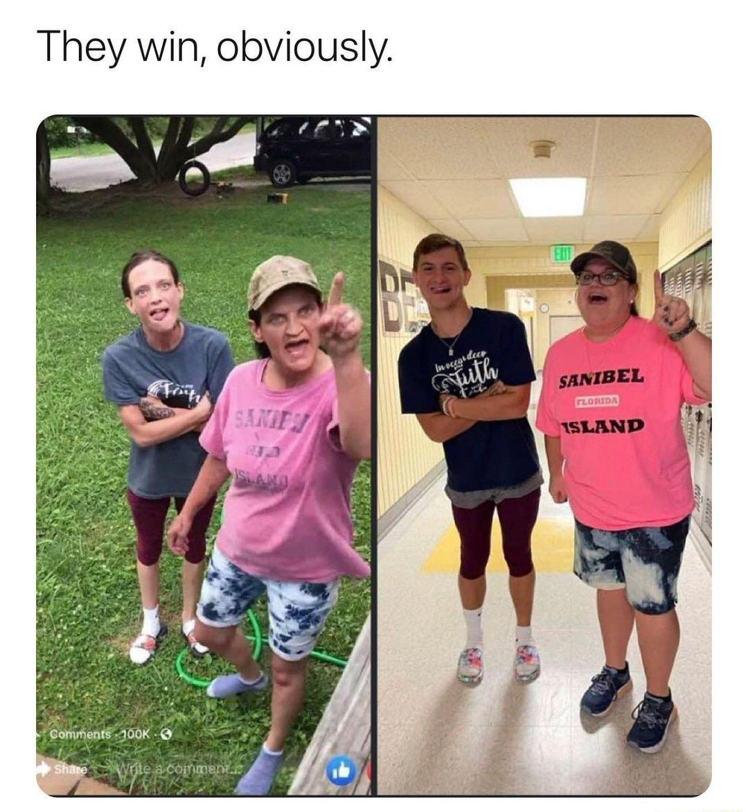 They win obviously