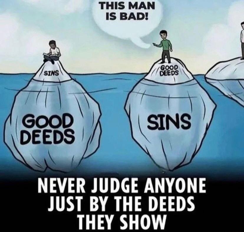 THIS MAN IS BAD NEVER JUDGE ANYONE JUST BY THE DEEDS THEY SHOW