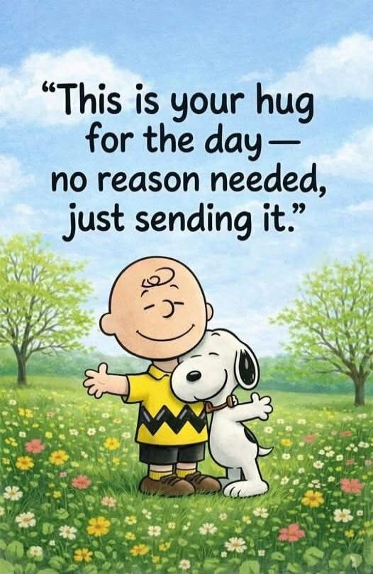 This is your hug for the day - no reason needed, just sending it.