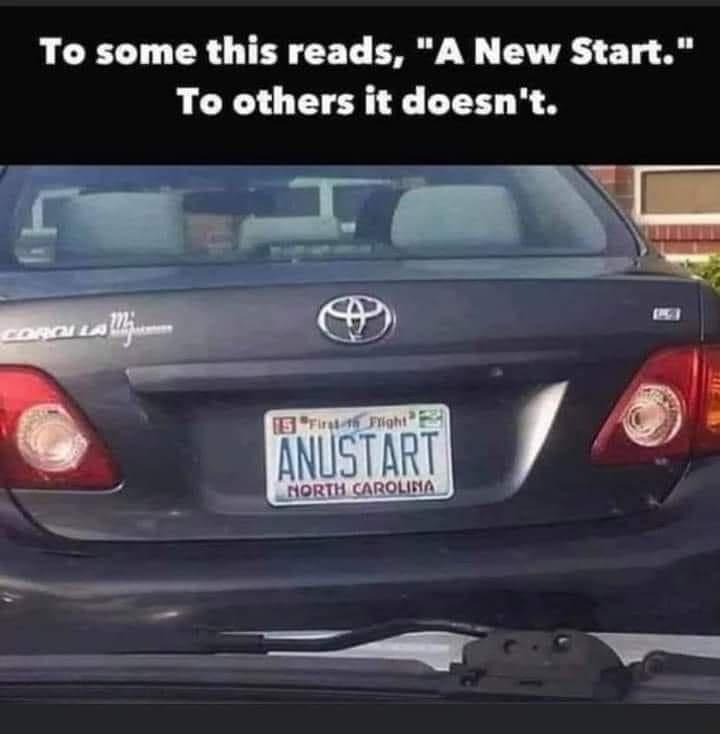 To some this reads A New Start To others it doesnt o T W NS TART 14