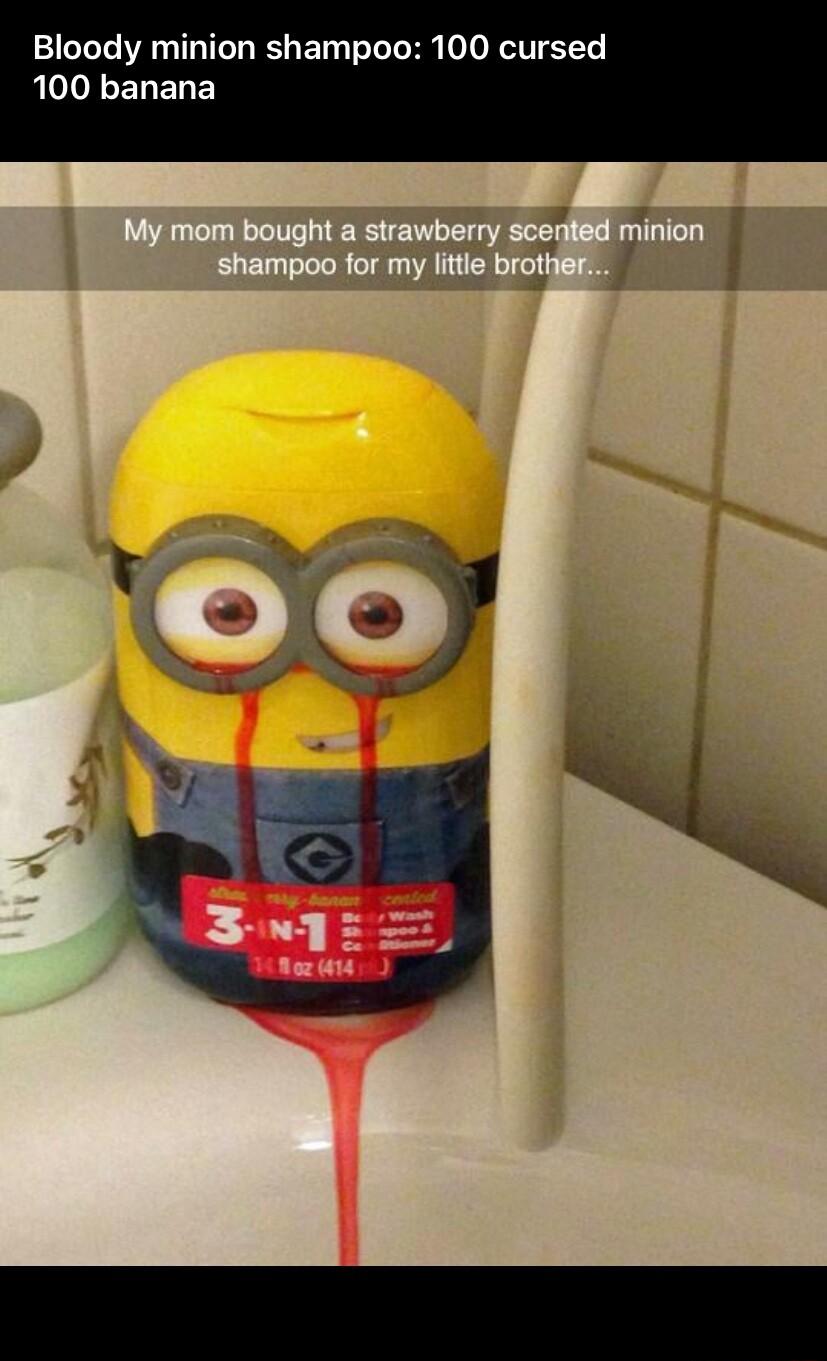 Bloody minion shampoo 100 cursed R ELELE