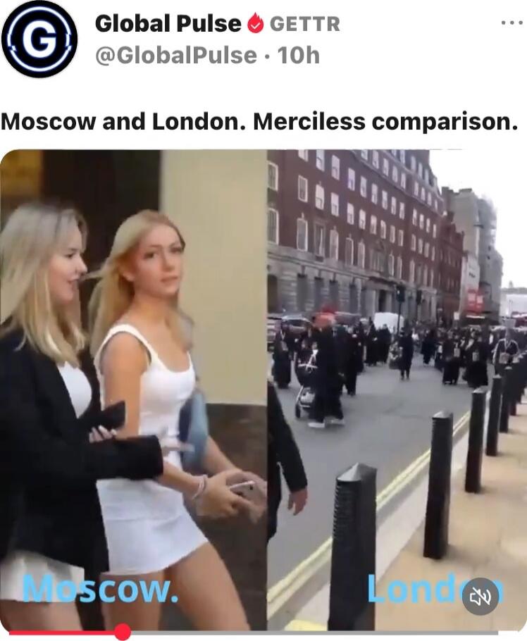 Moscow and London. Merciless comparison.