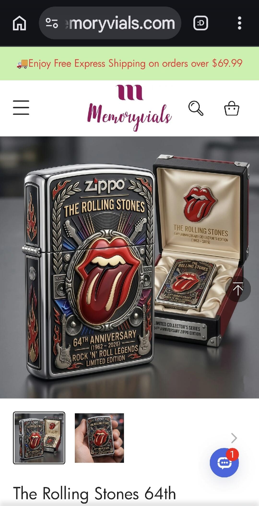 Zippo THE ROLLING STONES 64TH ANNIVERSARY (1962-2026) ROCK 'N' ROLL LEGENDS LIMITED EDITION. The Rolling Stones 64th Anniversary Collector's Edition. Enjoy Free Express Shipping on orders over $69.99. moryvials.com.