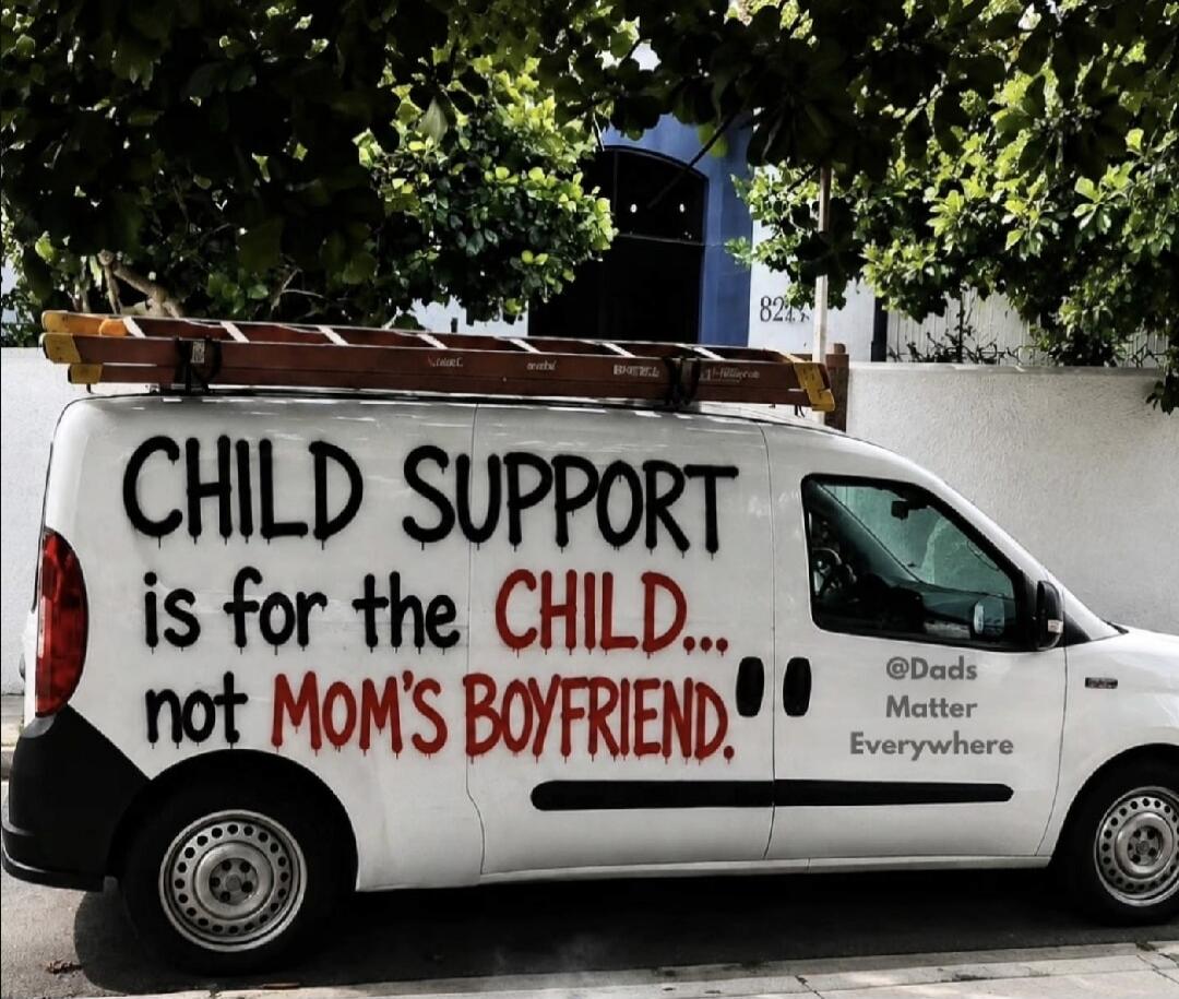 CHILD SUPPORT is for the CHILD... not MOM'S BOYFRIEND. @Dads Matter Everywhere