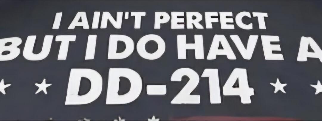 I AIN'T PERFECT BUT I DO HAVE A DD-214