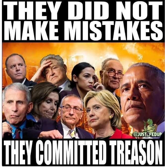 THEY DID NOT MAKE MISTAKES THEY COMMITTED TREASON