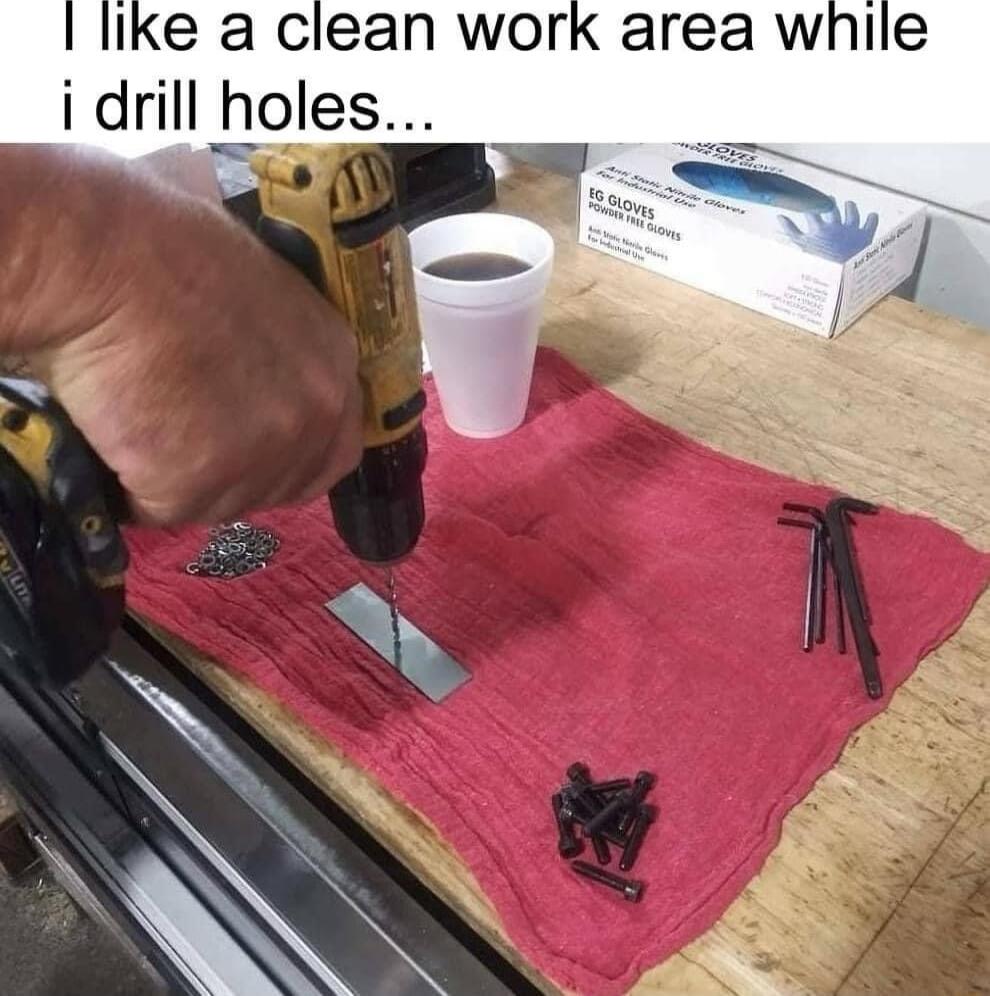 IKe a Clean wWork area whnile