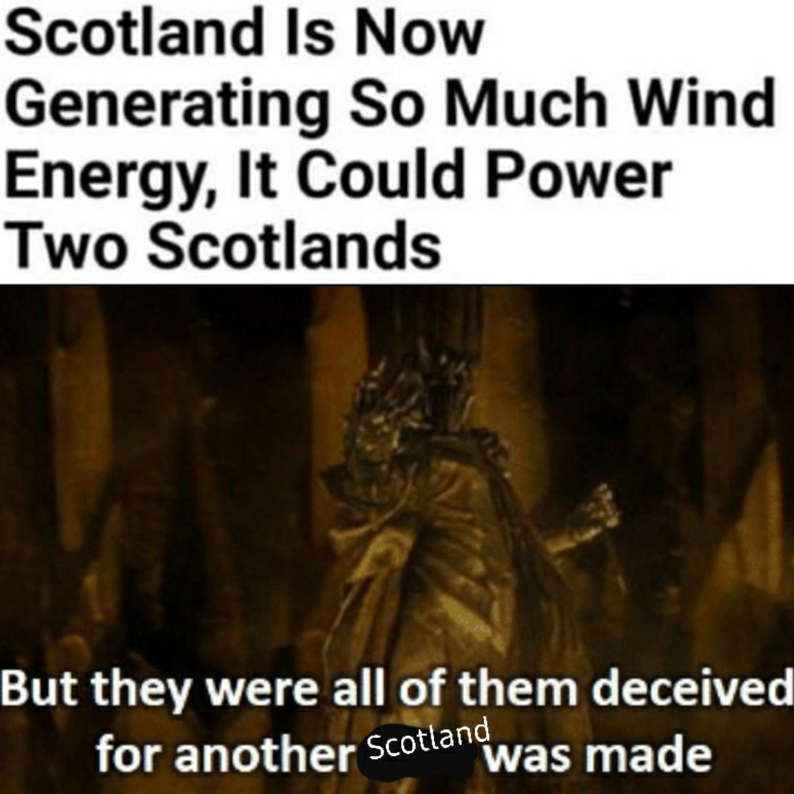 Scotland Is Now Generating So Much Wind Energy It Could Power Two Scotlands STV QUATATVEL I B G e ST d for another 5was made