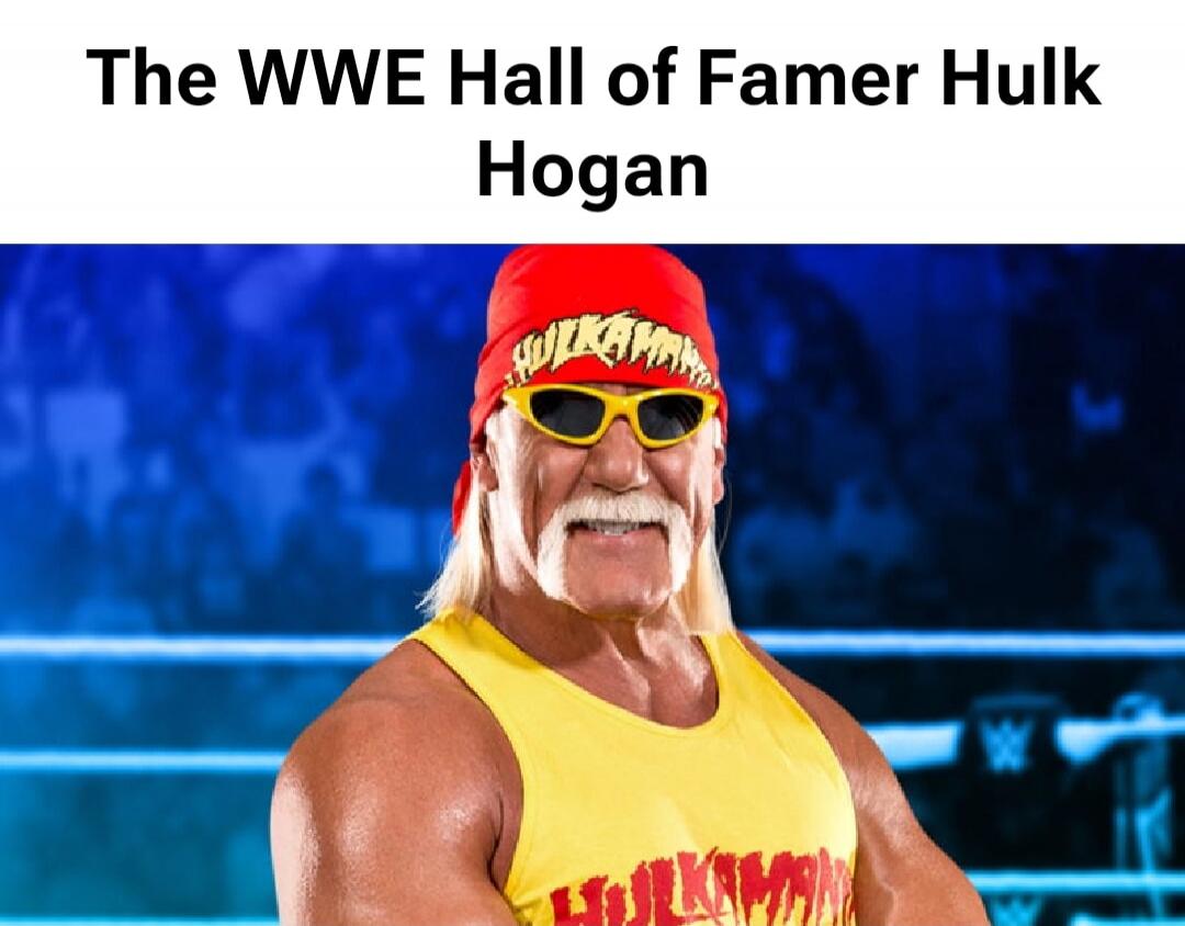 The WWE Hall of Famer Hulk Hogan
Hulkamania
