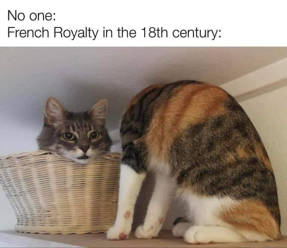 No one French Royalty in the 18th century