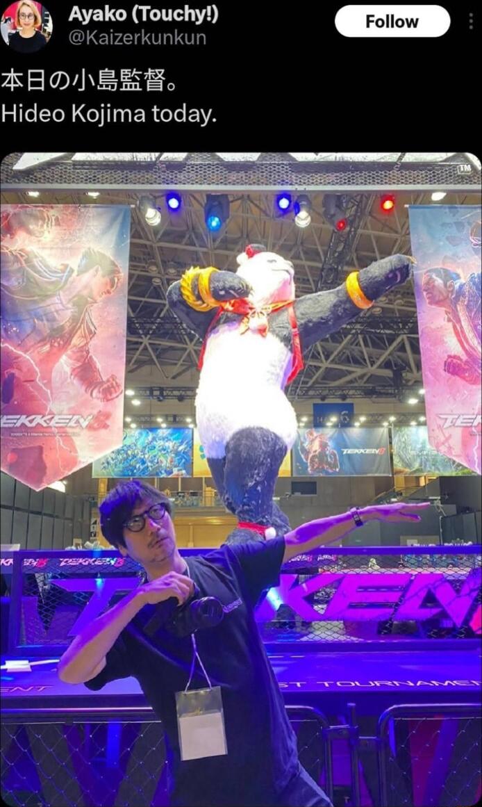 1 Ayako Touchy m ENOUNCTA Hideo Kojima today