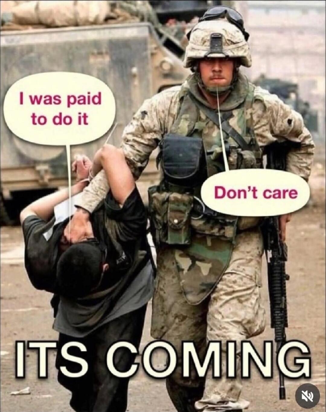 I was paid to do it. Don't care. ITS COMING.