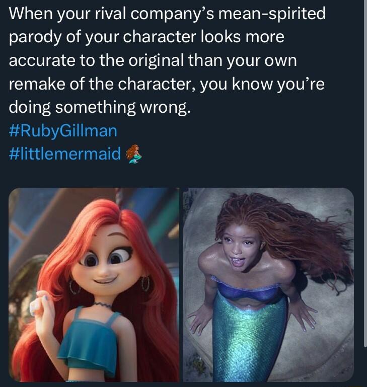 When your rival companys mean spirited parody of your character looks more accurate to the original than your own remake of the character you know youre doing something wrong