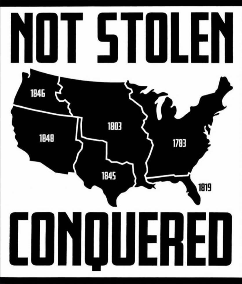 NOT STOLEN 1846 1848 1803 1783 1845 1819 CONQUERED