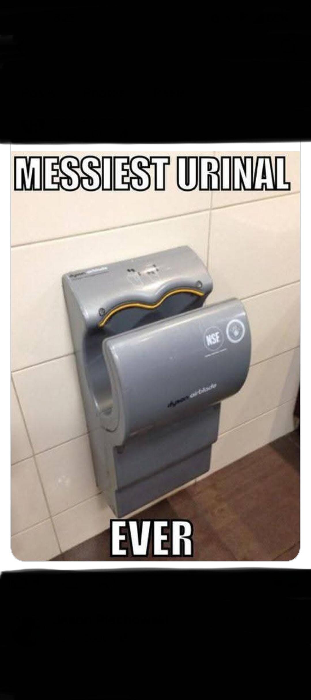 MESSIEST URINAL EVER