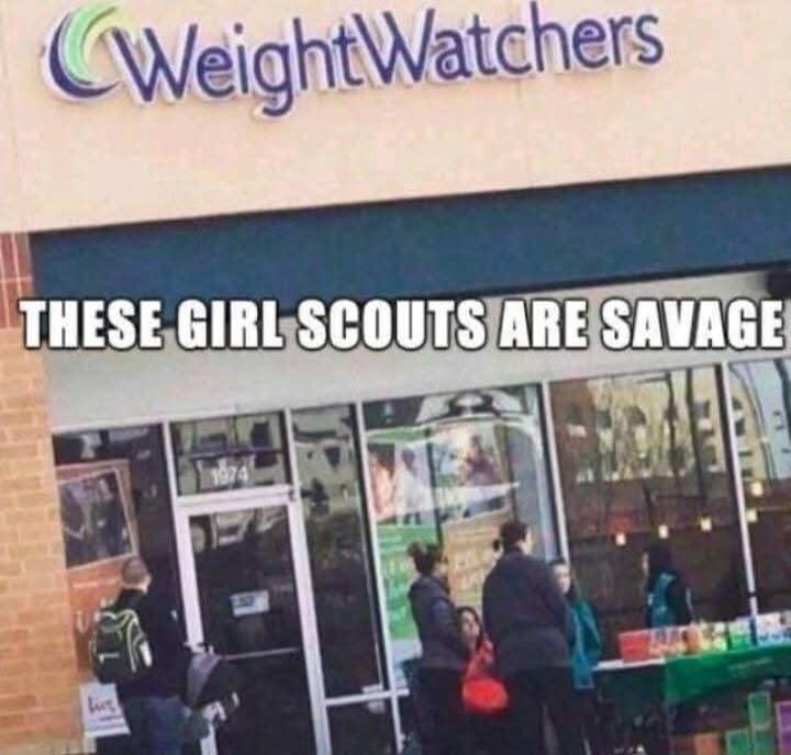 WeightWatchers THESE GIRL SCOUTS ARE SAVAGE