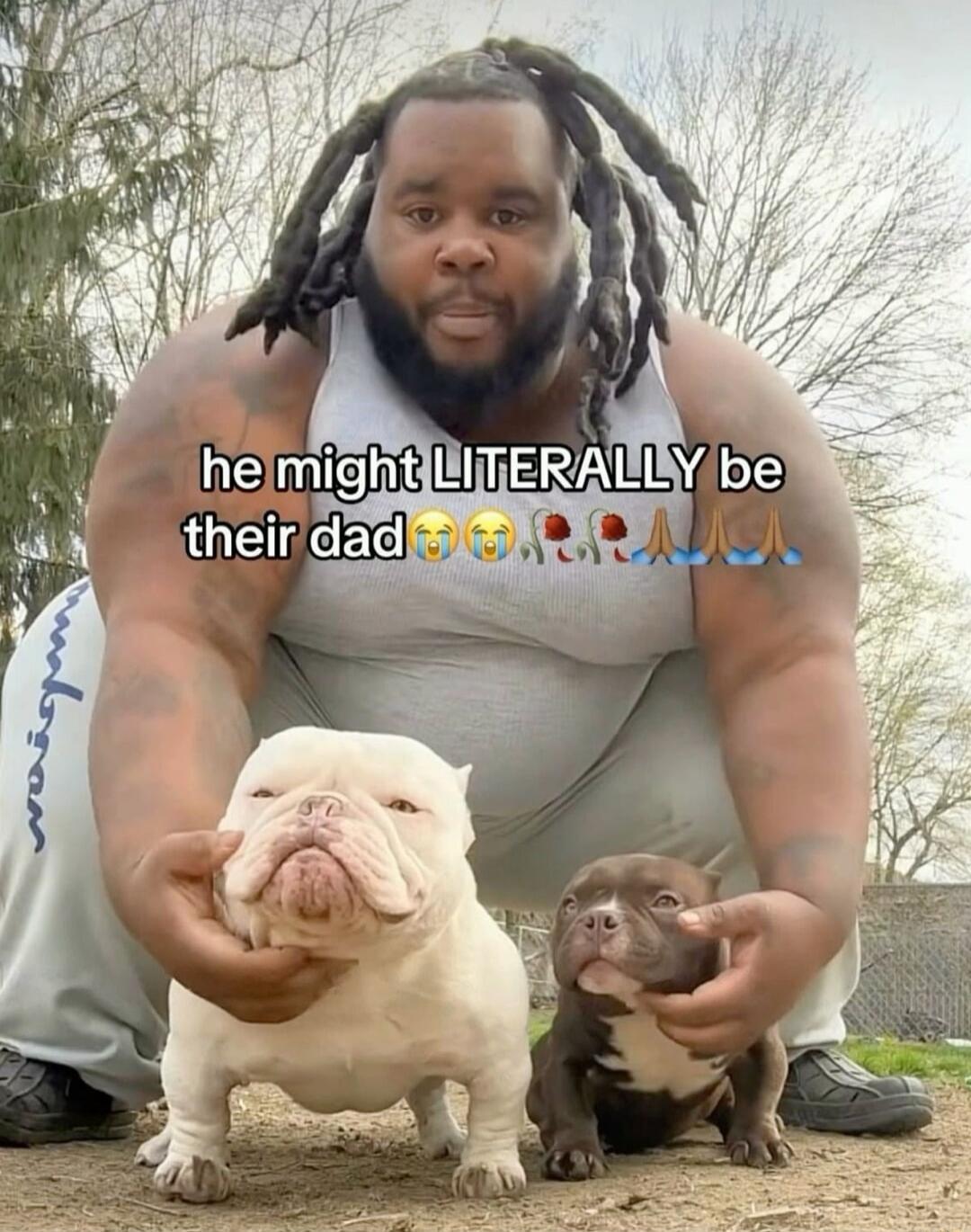 he might LITERALLY be their dad😭😭🌹🙏🙏