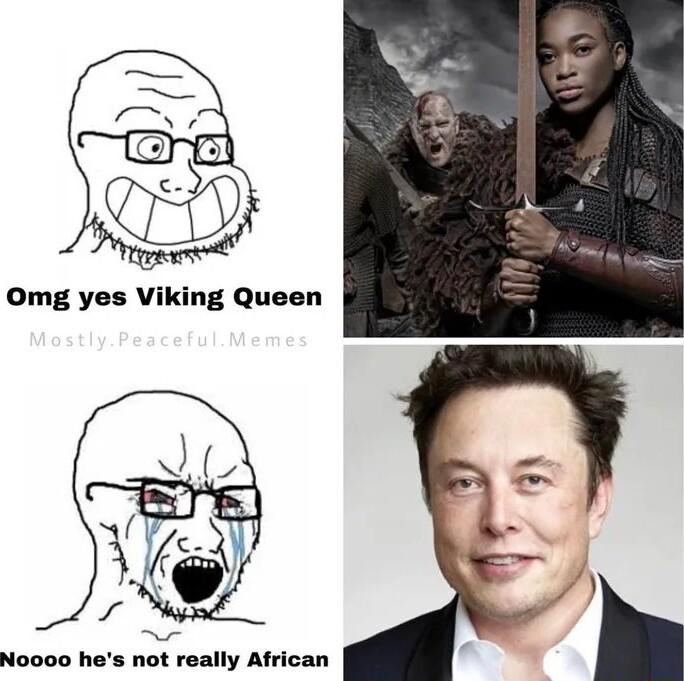 Noooo hes not really African