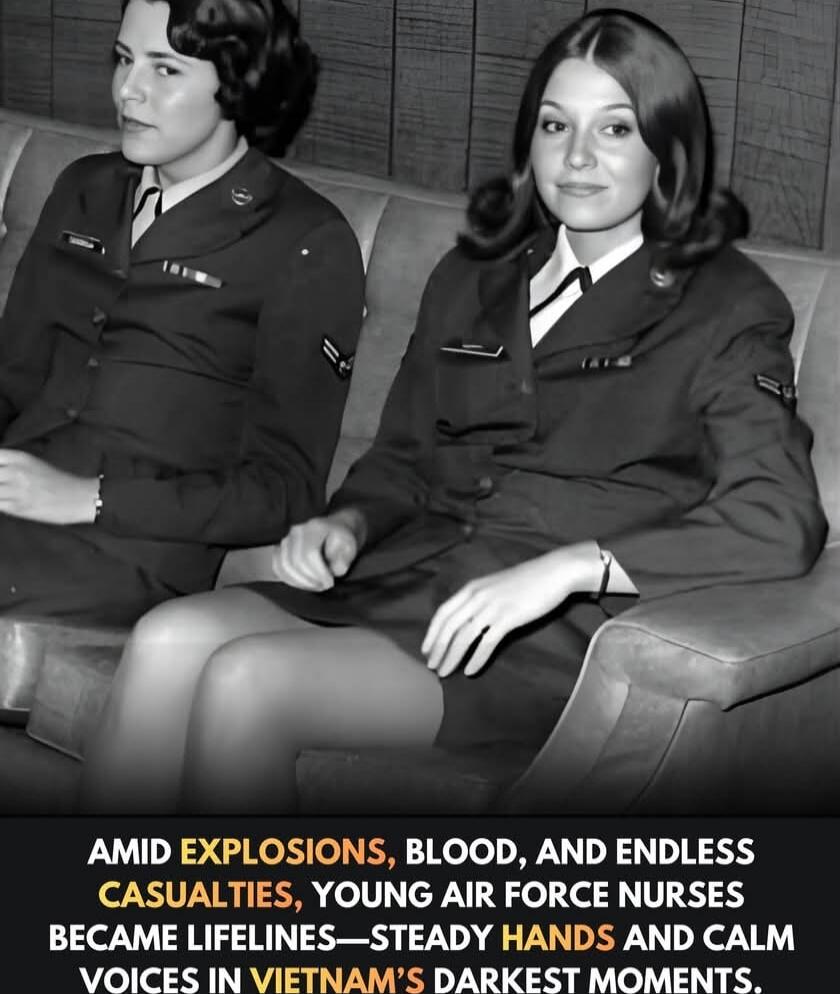 AMID EXPLOSIONS, BLOOD, AND ENDLESS CASUALTIES, YOUNG AIR FORCE NURSES BECAME LIFELINES—STEADY HANDS AND CALM VOICES IN VIETNAM'S DARKEST MOMENTS.