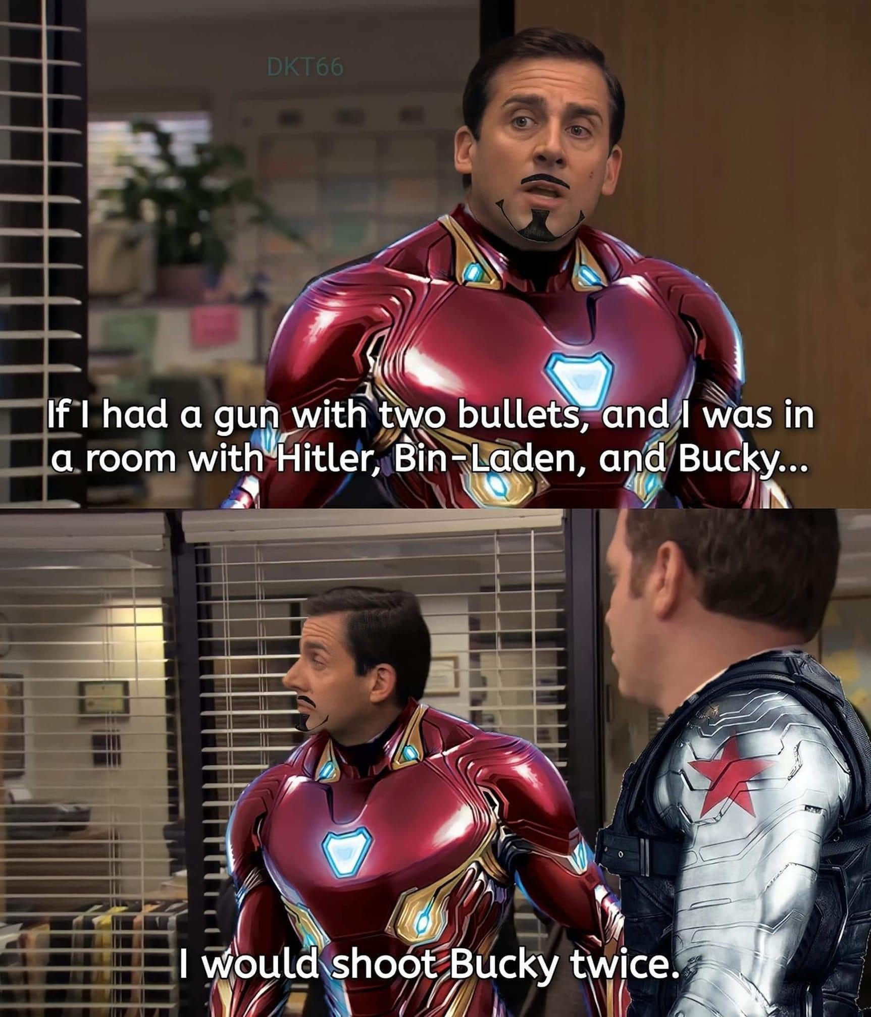 Ifl had a guwnh two bullets a aroom with Hitler B I p A che otBuck TTH y
